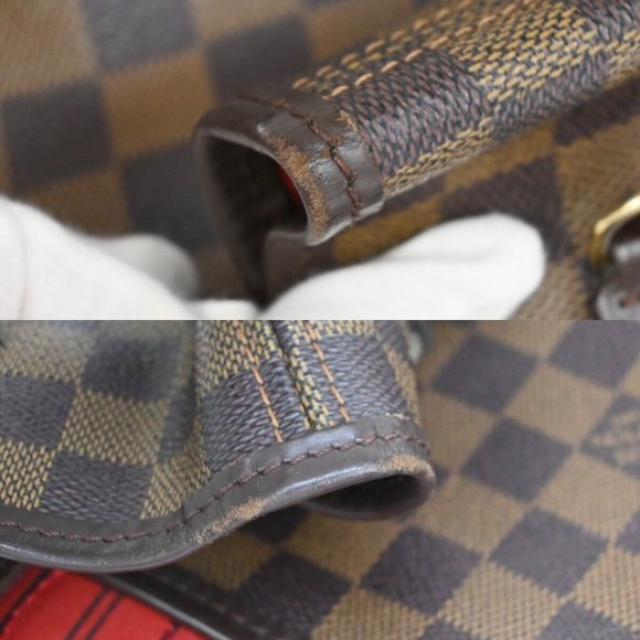 LOUIS VUITTON Neverfull MM Shoulder Bag Damier Ebene Leather - Picture 5 of 15